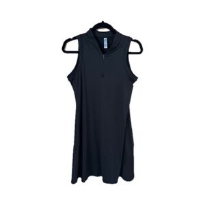 Tee Time Sleeveless Black Dress